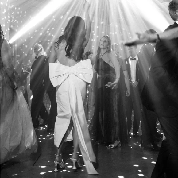 Alexia Maria Margaret Silk  Bow Dress - Picture 4 of 7